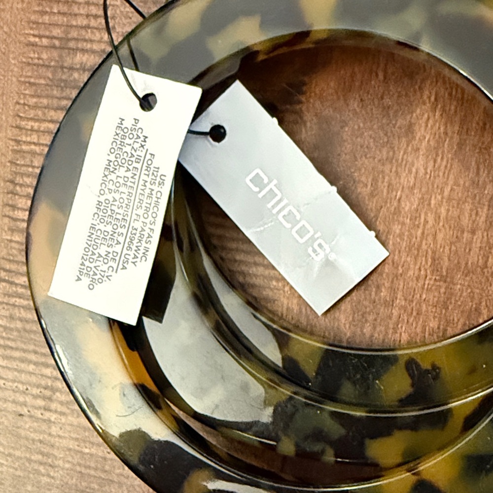 Tortoise Shell Bangles - Picture 3 of 3